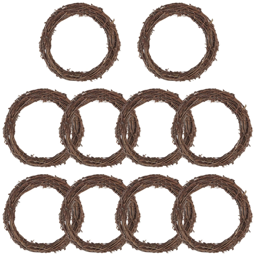 Set di 10 ghirlande di vite da 20 cm per decorazioni di porte e finestre