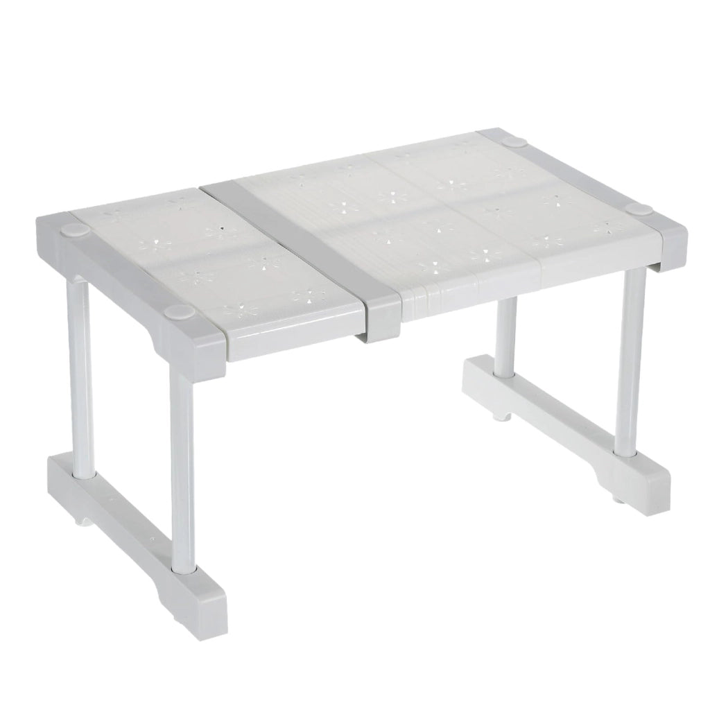 Ripiano regolabile estensibile per armadi, da 27 a 38 cm, dimensioni 22x24 cm, motivo floreale