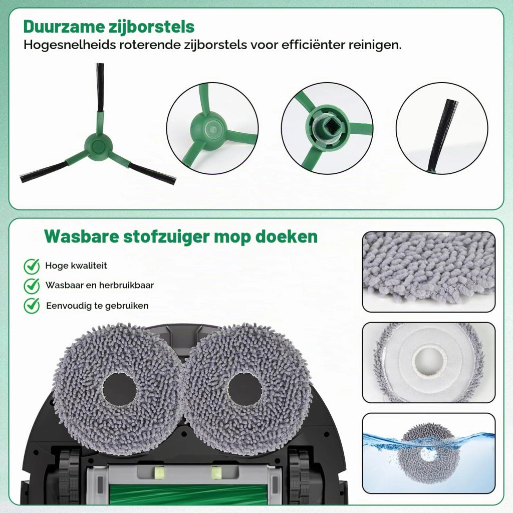 Kit di ricambi per Roomba Plus 405/505 Combo, composto da 16 pezzi
