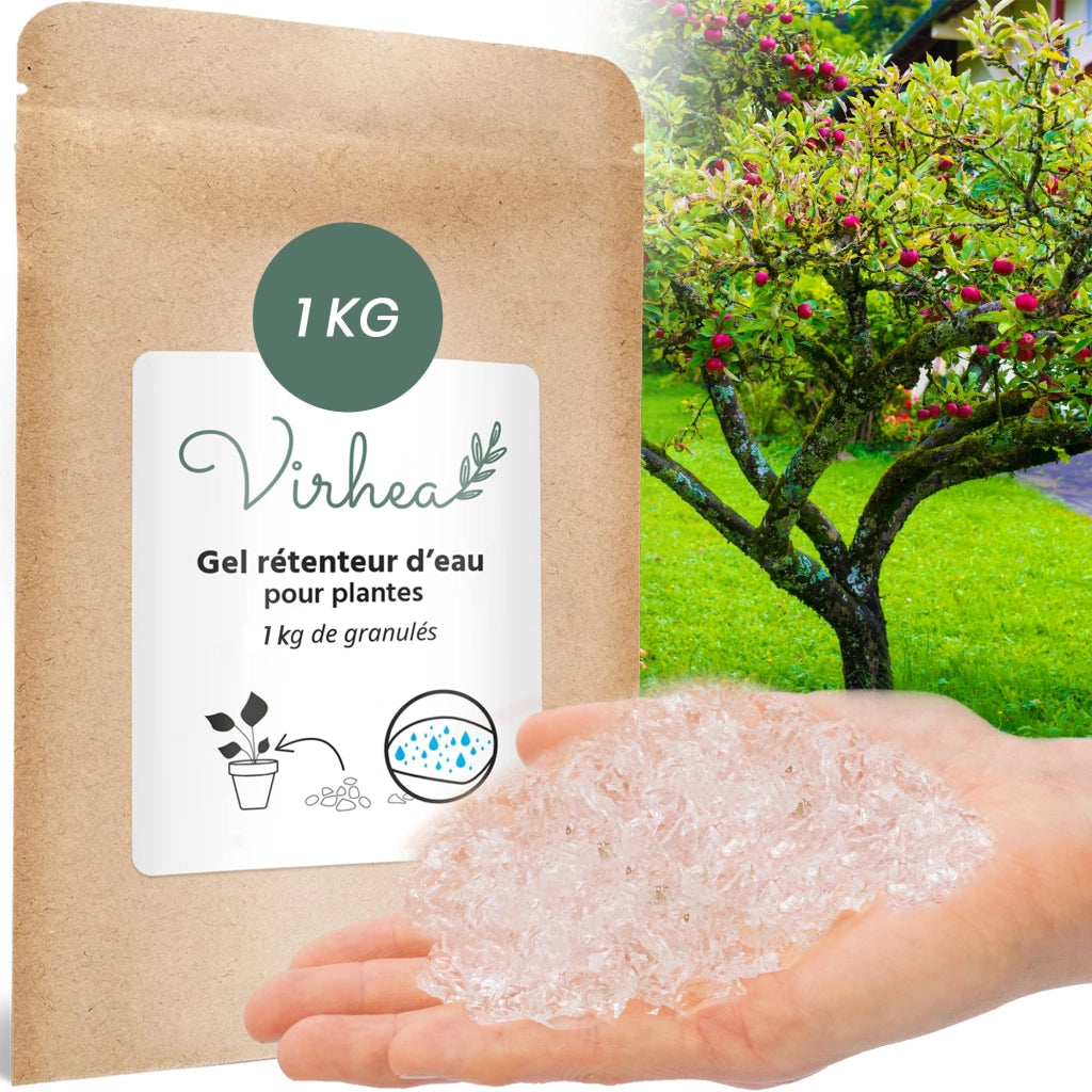 Granuli di gel idratante, 1 kg, per l'irrigazione delle piante