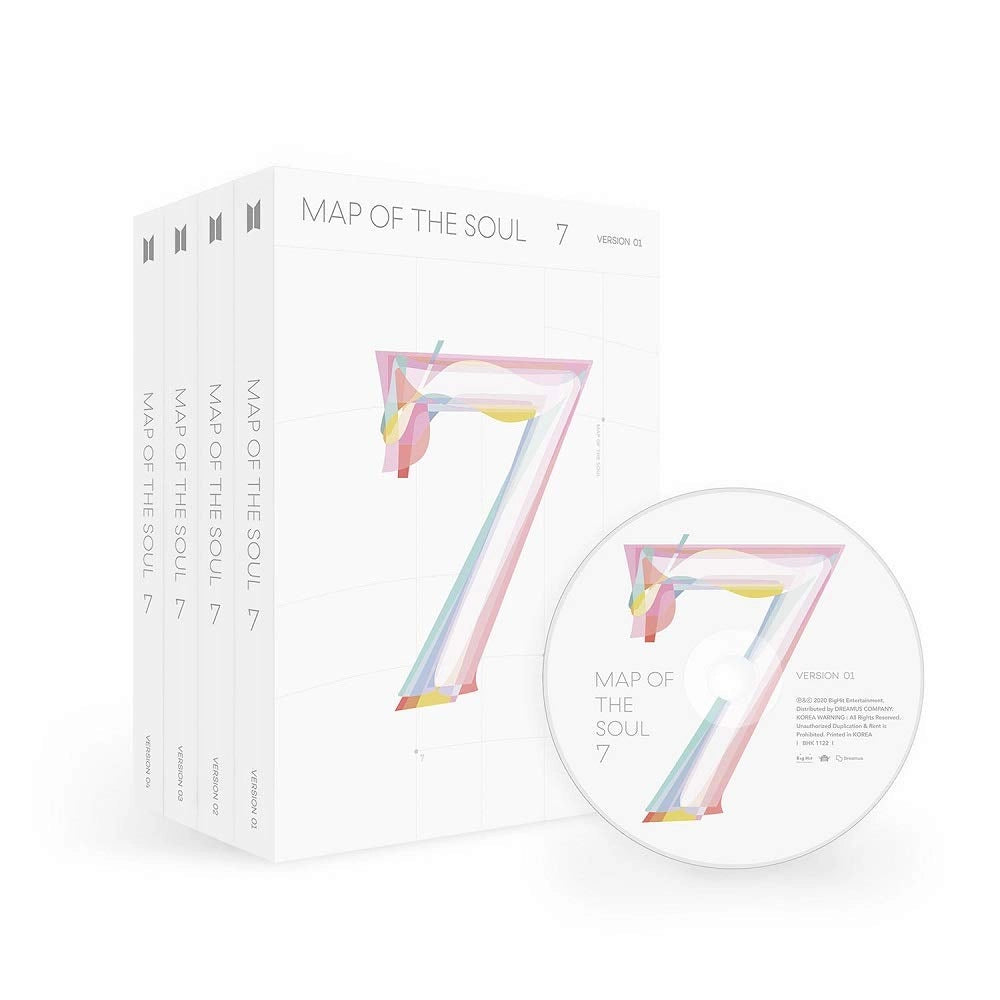 Map of The Soul: 7 Album + Poster pieghevole + Set extra fotocarte (Versione 2)