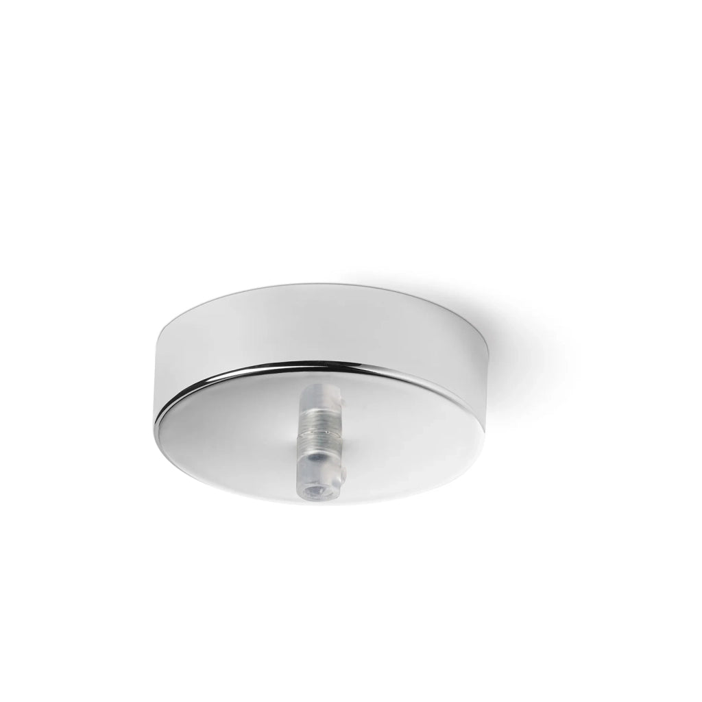 Rosone In Metallo Cromo Lucido D10Cm