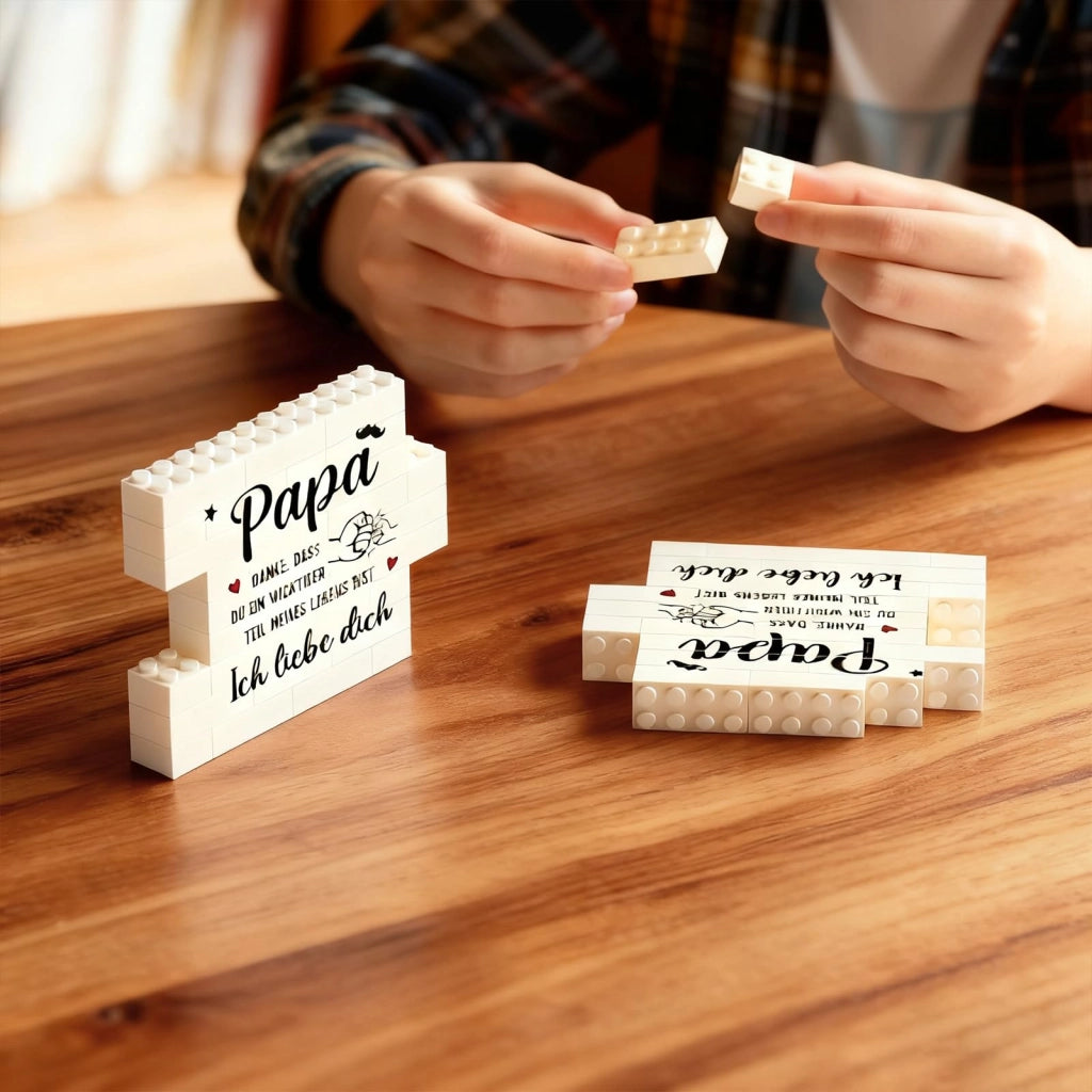 Set di decorazioni a forma di puzzle per papà, 30 pezzi, 11,2 x 8,8 cm, idea regalo per ringraziarlo