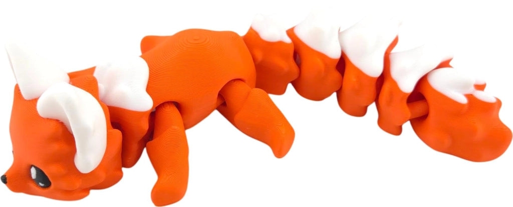 Forest Fox, 7,5 pollici – Creatura fantastica stampata in 3D, ideale come oggetto antistress