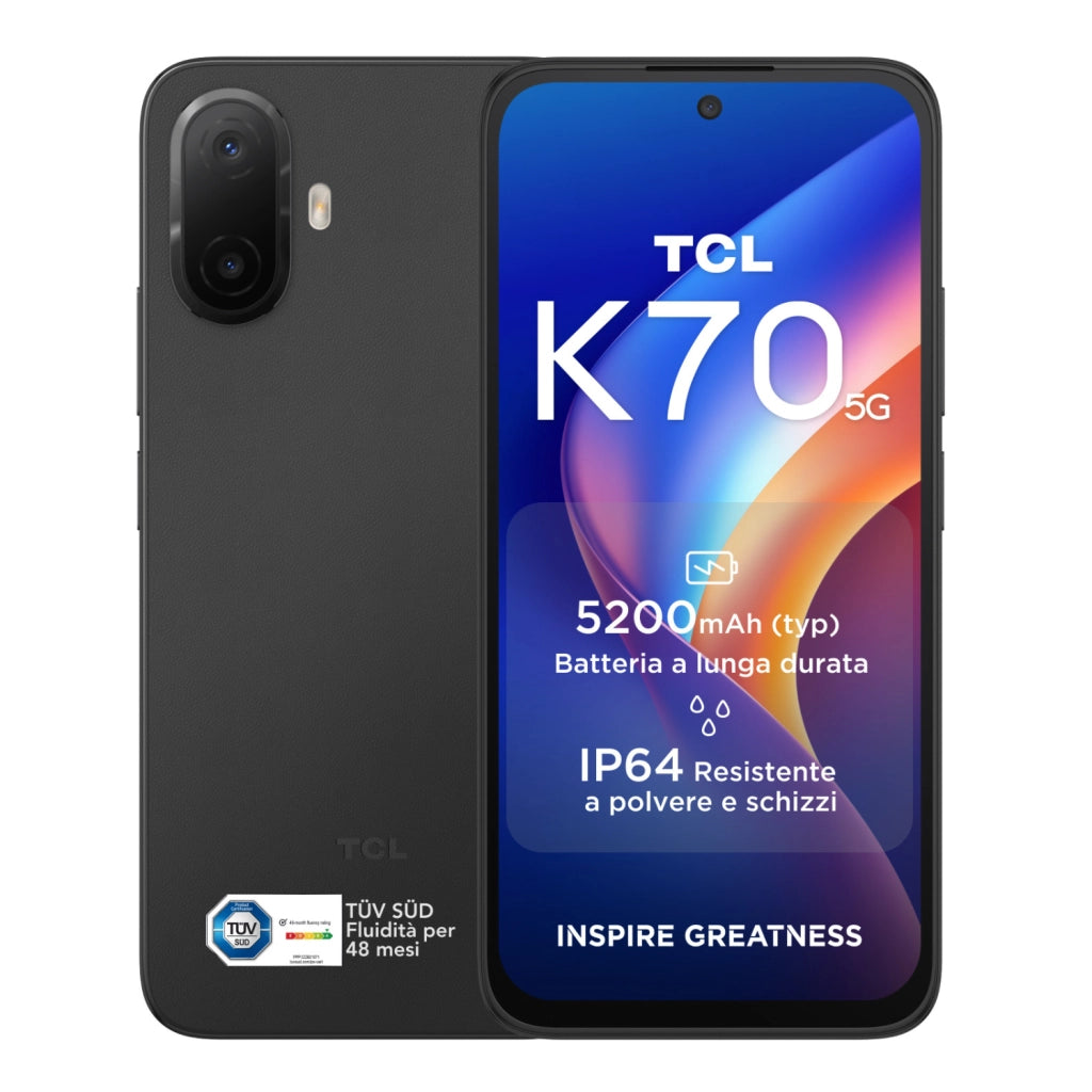 Tcl k70 5g midnight black 6.8 4gb/128gb - TCT523H-2BLCA112