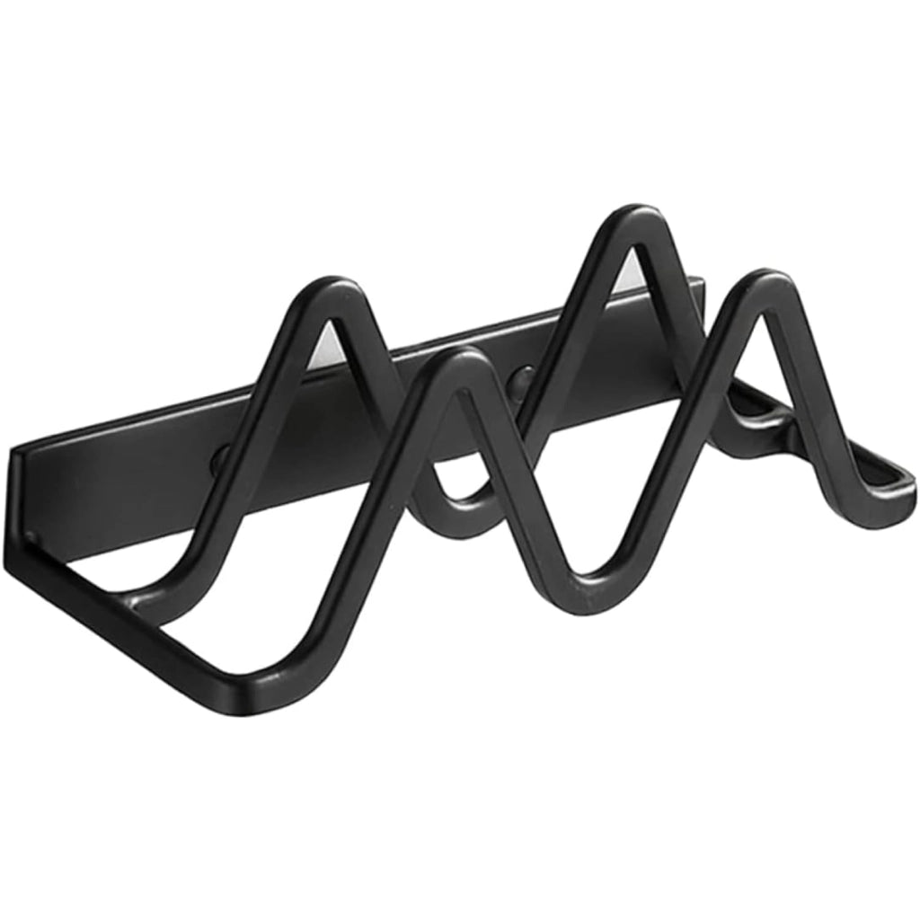 Supporto per tagliere, da montare a parete, dimensioni 24,2x11x9,5 cm, colore nero