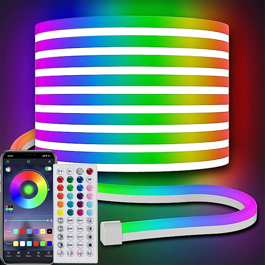 Striscia LED flessibile RGB da 15 m con sincronizzazione musicale
