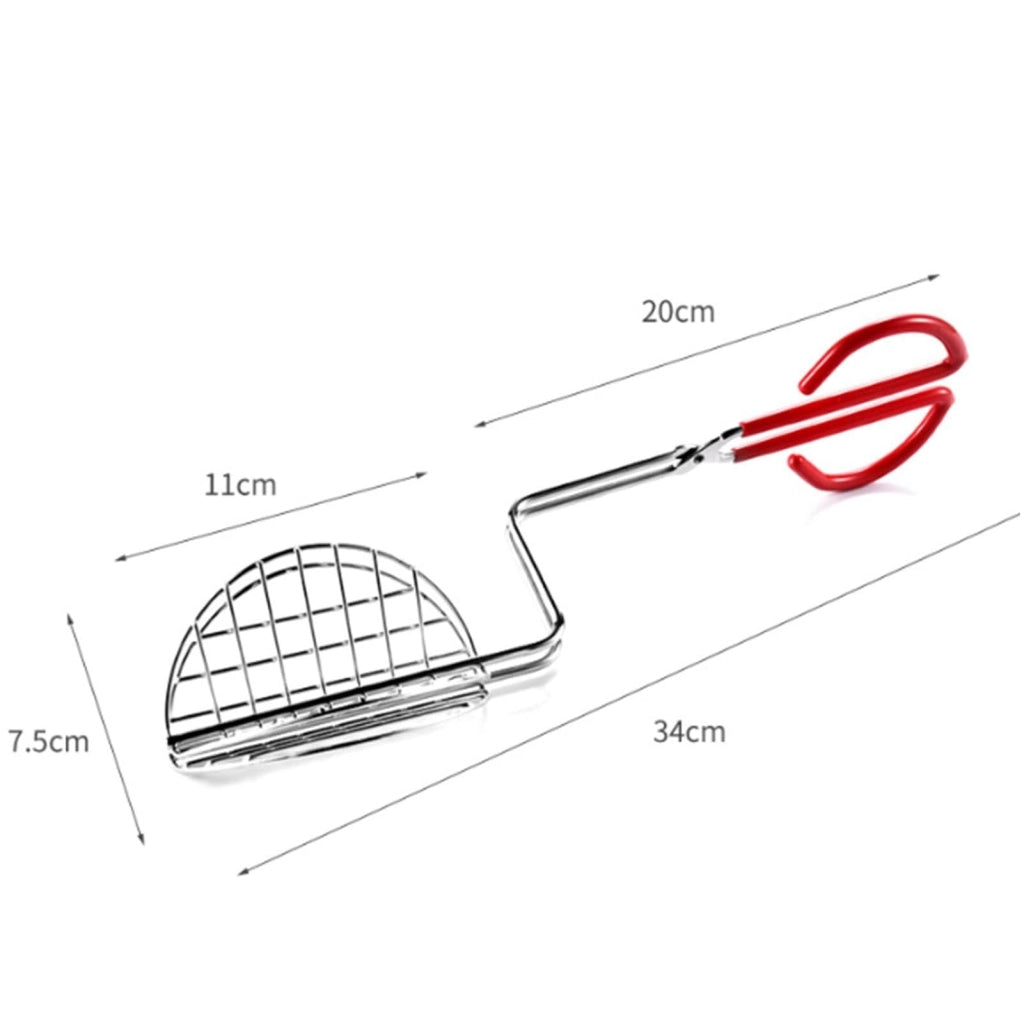 Pinza in acciaio inossidabile da 34 cm, ideale per preparare tacos fatti in casa