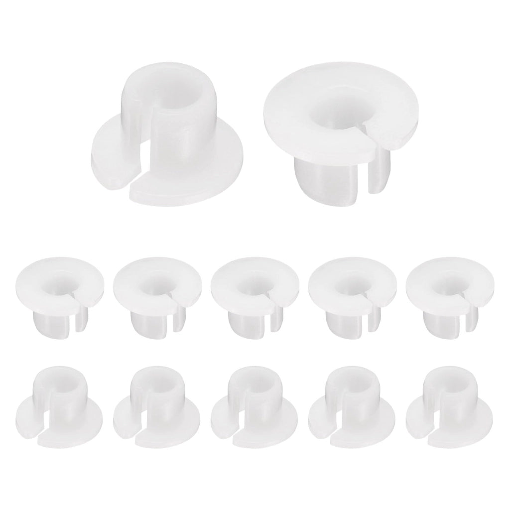 12 boccole a flangia in nylon, diametro interno 4,95 mm, diametro esterno 7,2 mm, lunghezza 6,7 mm