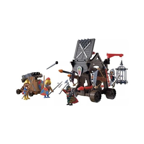 Set costruzioni playmobil 72210 knights torre di assalto dei cavalieri