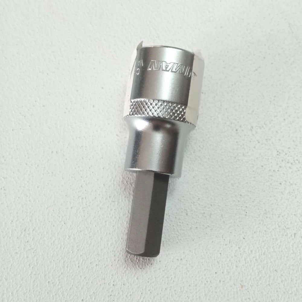 Benman 4mm bussola attacco 1/2 con inserto esagonale corto