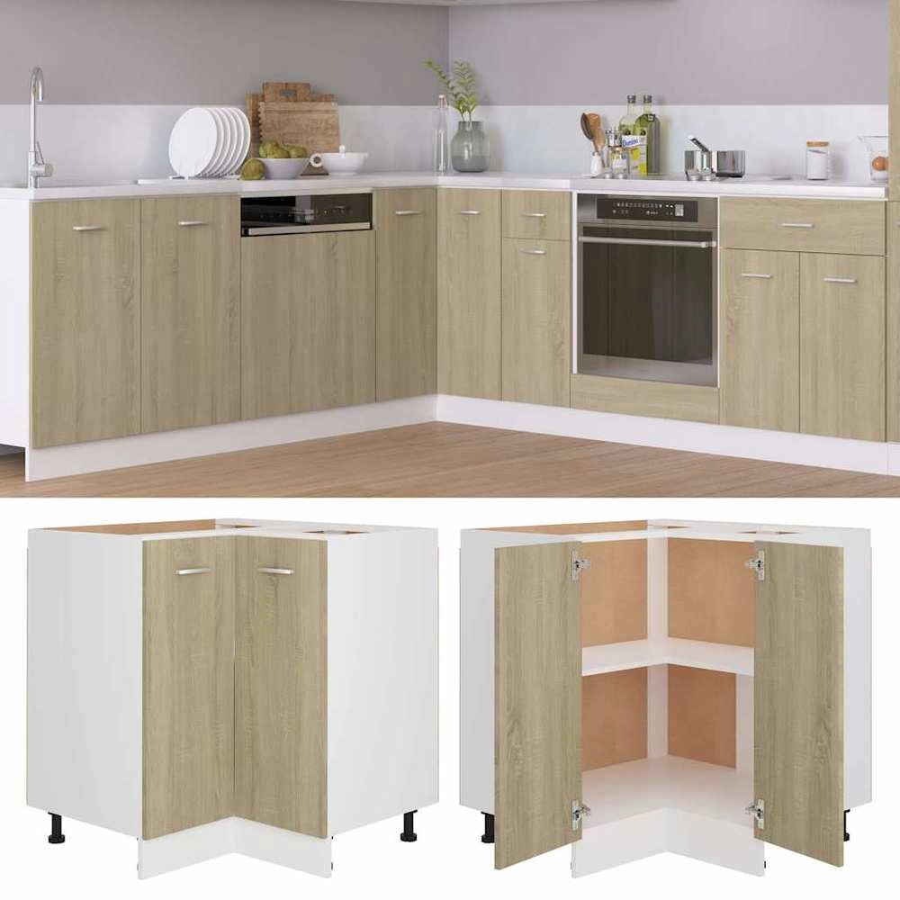 Mobile Angolare “Lyon” Rovere Sonoma 75,5x75,5x81,5 cm
