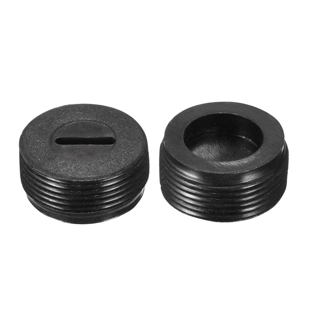 Copertura per portaspazzole carbone, 2 pezzi, plastica, diametro esterno 18 mm, altezza 8,5 mm