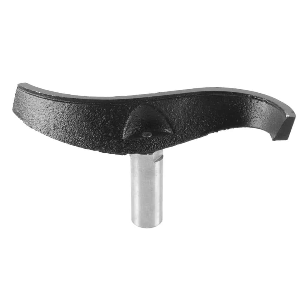 Support curvo per utensili da tornio, acciaio legato, 21 cm
