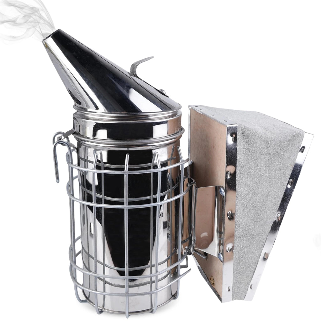 Fumigatore per api in acciaio inossidabile, portatile, dimensioni 28 x 11 cm