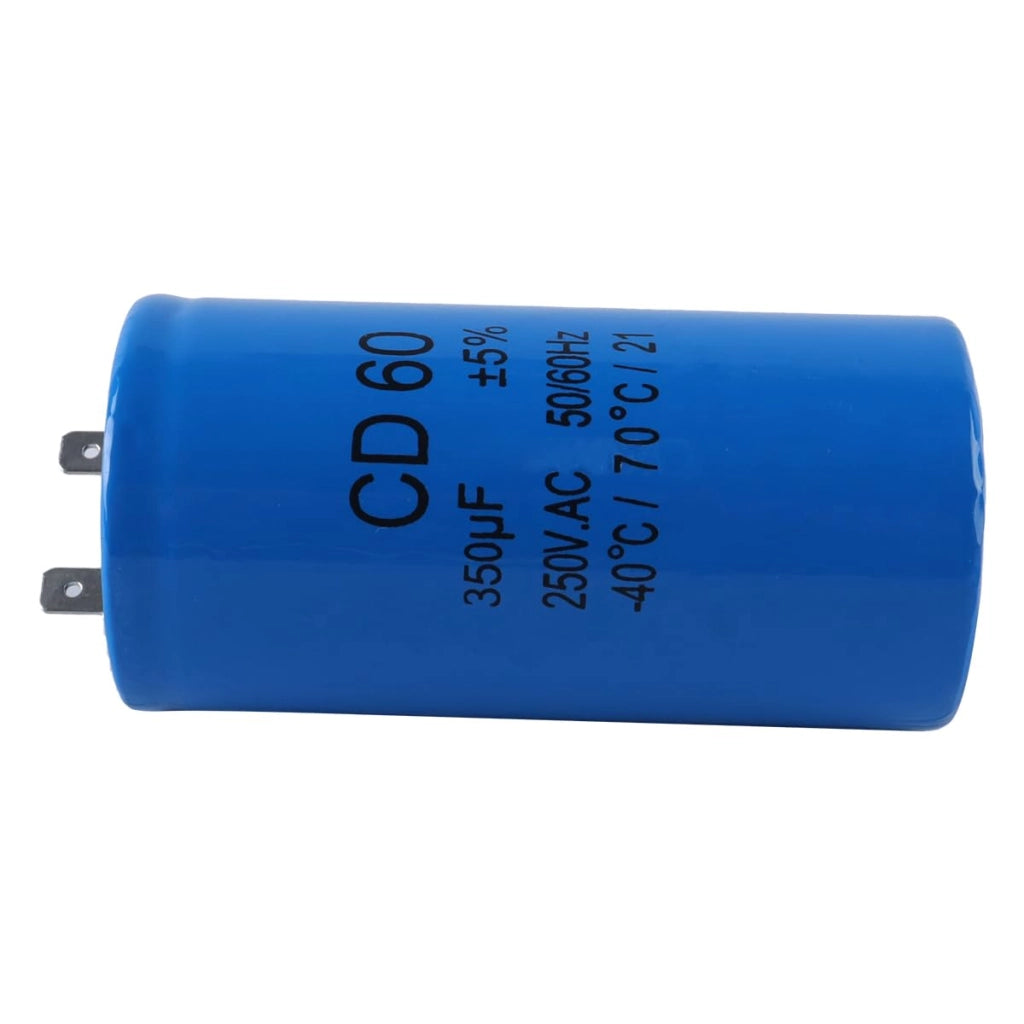 Condensatore di avviamento motore, CD60, 350 µF, 450 V, tolleranza ±5 %