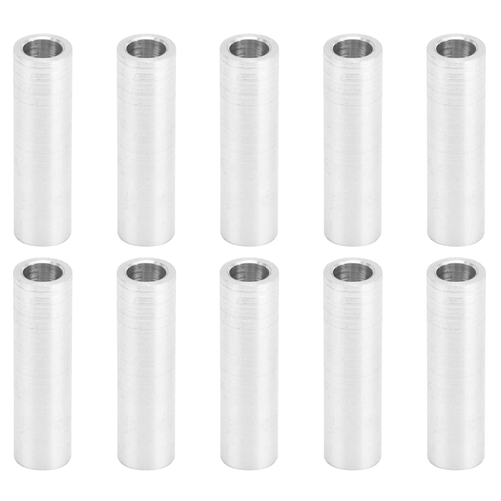 Buchi distanziatori in alluminio, confezione da 10 pezzi, diametro 6 mm, lunghezza 24 mm