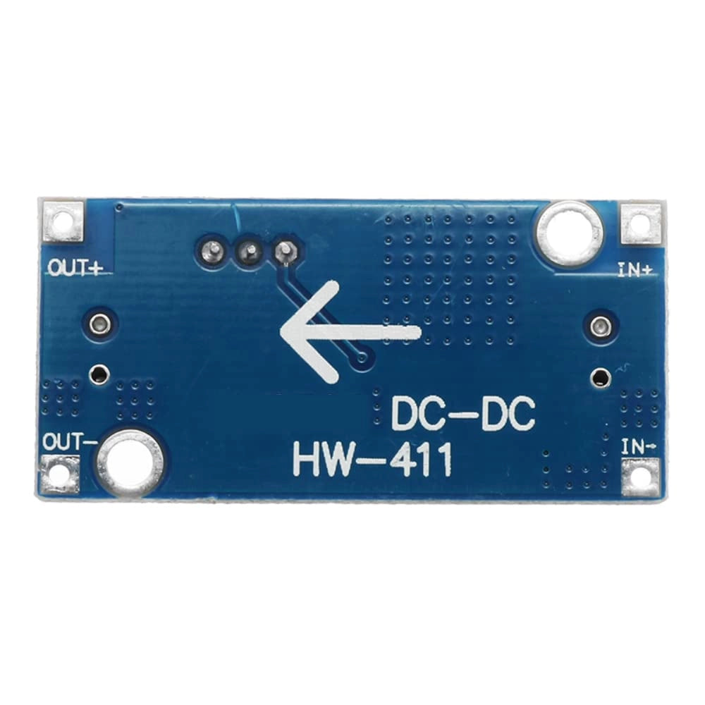 6 moduli regolatori DC-DC step-down (buck), regolabili, da 3A, con tensioni di ingresso 5V/12V/24V