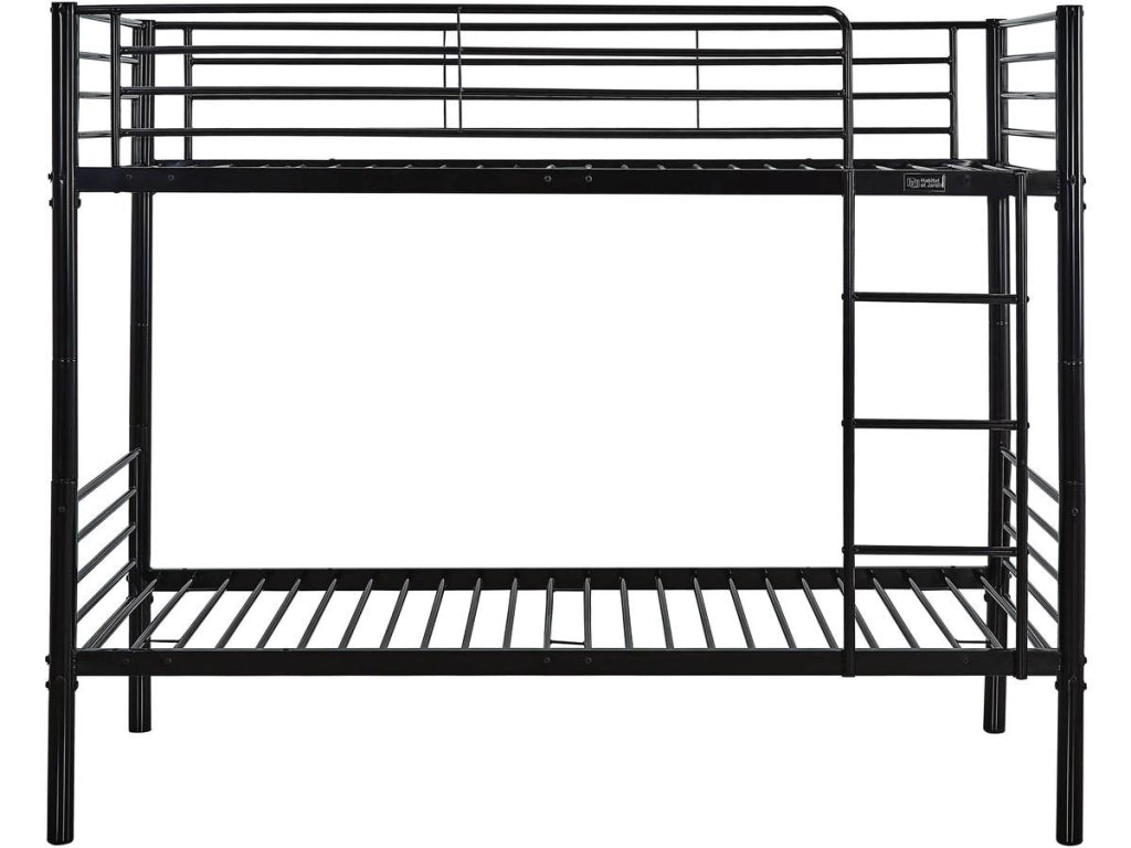 Letto a castello "ADAM" -  90 x 190 cm - Metallo - Grigio
