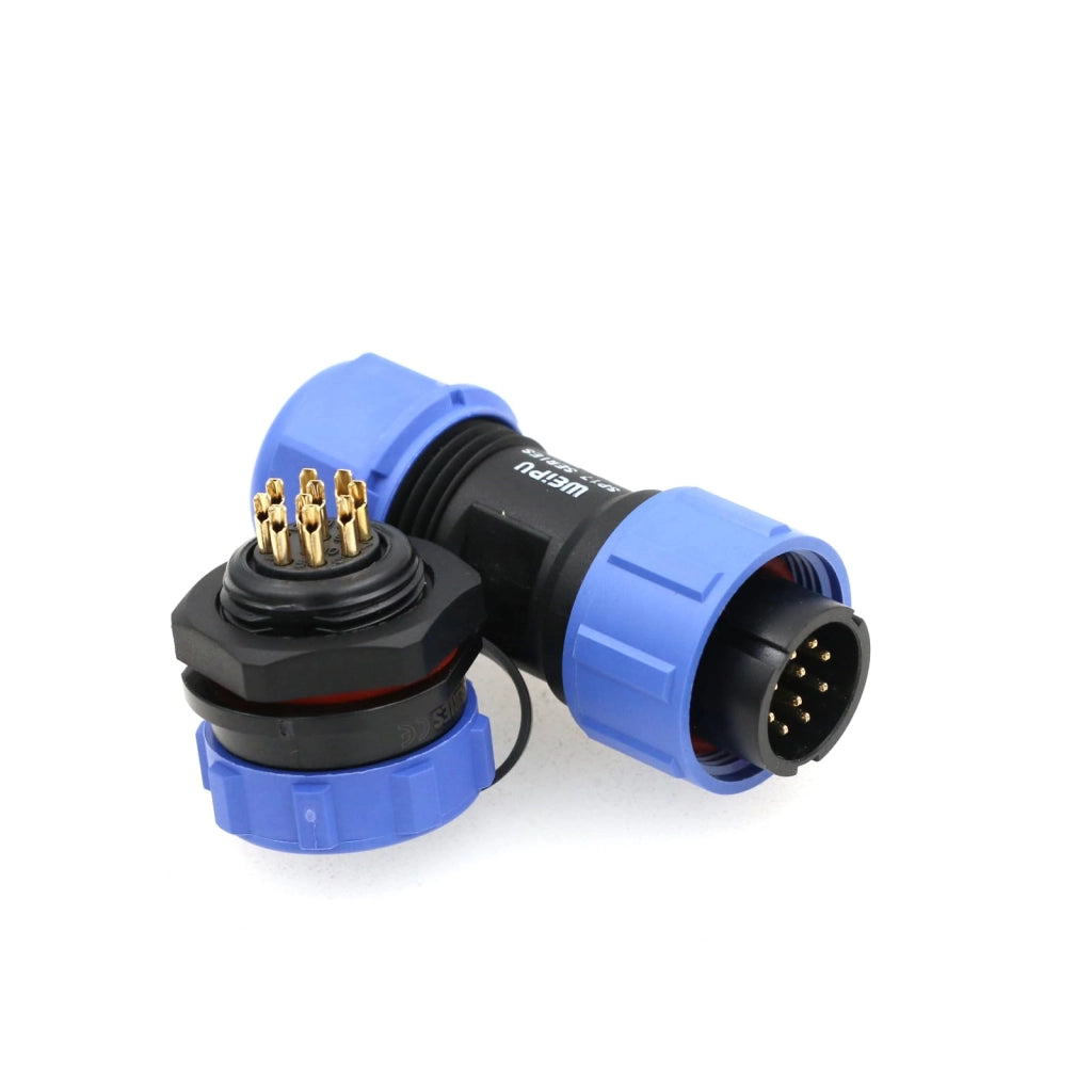 Connettore IP68, 10 poli, 5A, per cavi con diametro da 6 a 10 mm