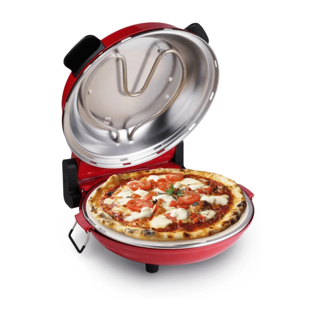 Forno pizza con termostato 1200W ceramic Innoliving INN-796R rosso