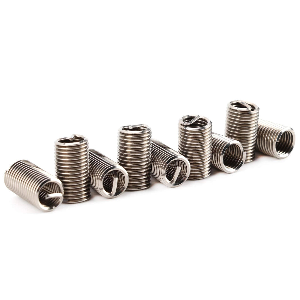 Inserti filettati M8 x 1,25, adatti per stampa 3D, confezione da 50 pezzi, acciaio inossidabile SUS304
