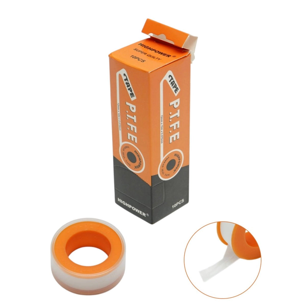 Nastro sigillafiletti in PTFE Teflon HighPower 12 mm x 10 m