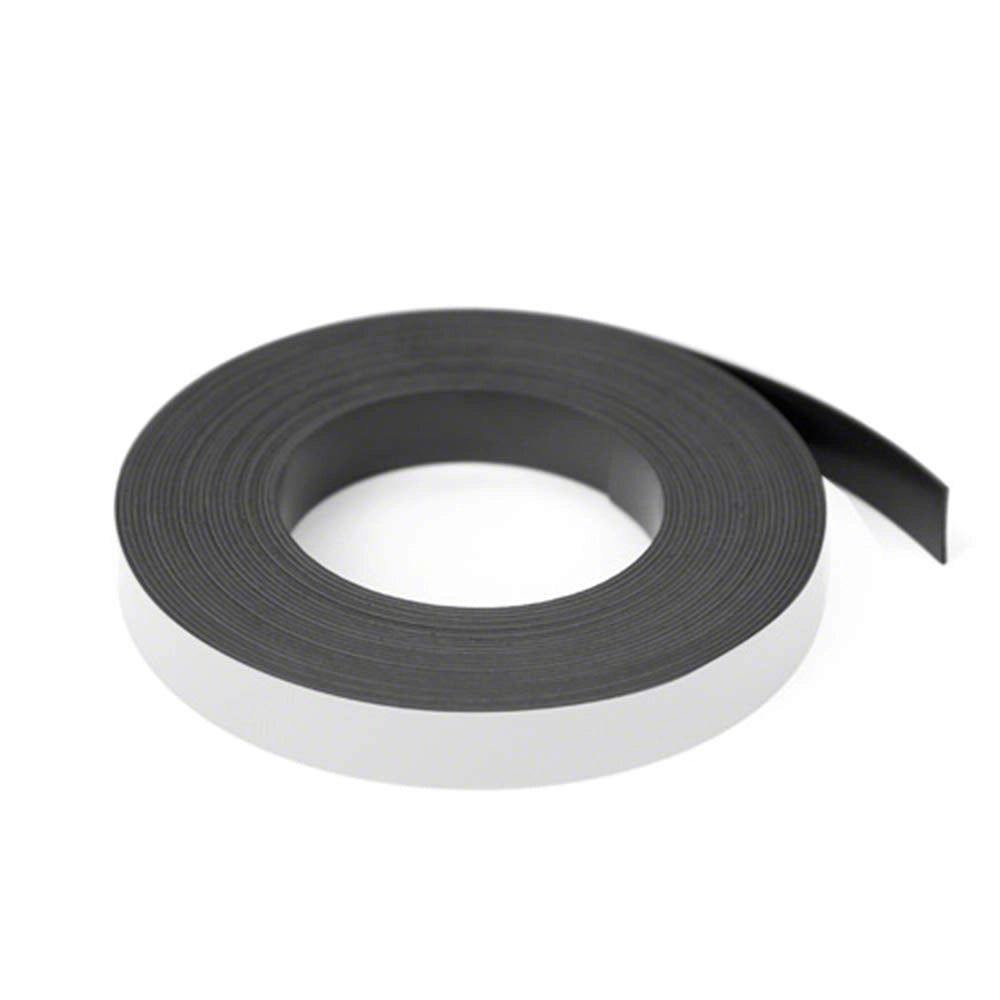 Pellicola magnetica bianca, 12,7 mm x 0,76 mm x 5 m, rotolo di nastro magnetico flessibile