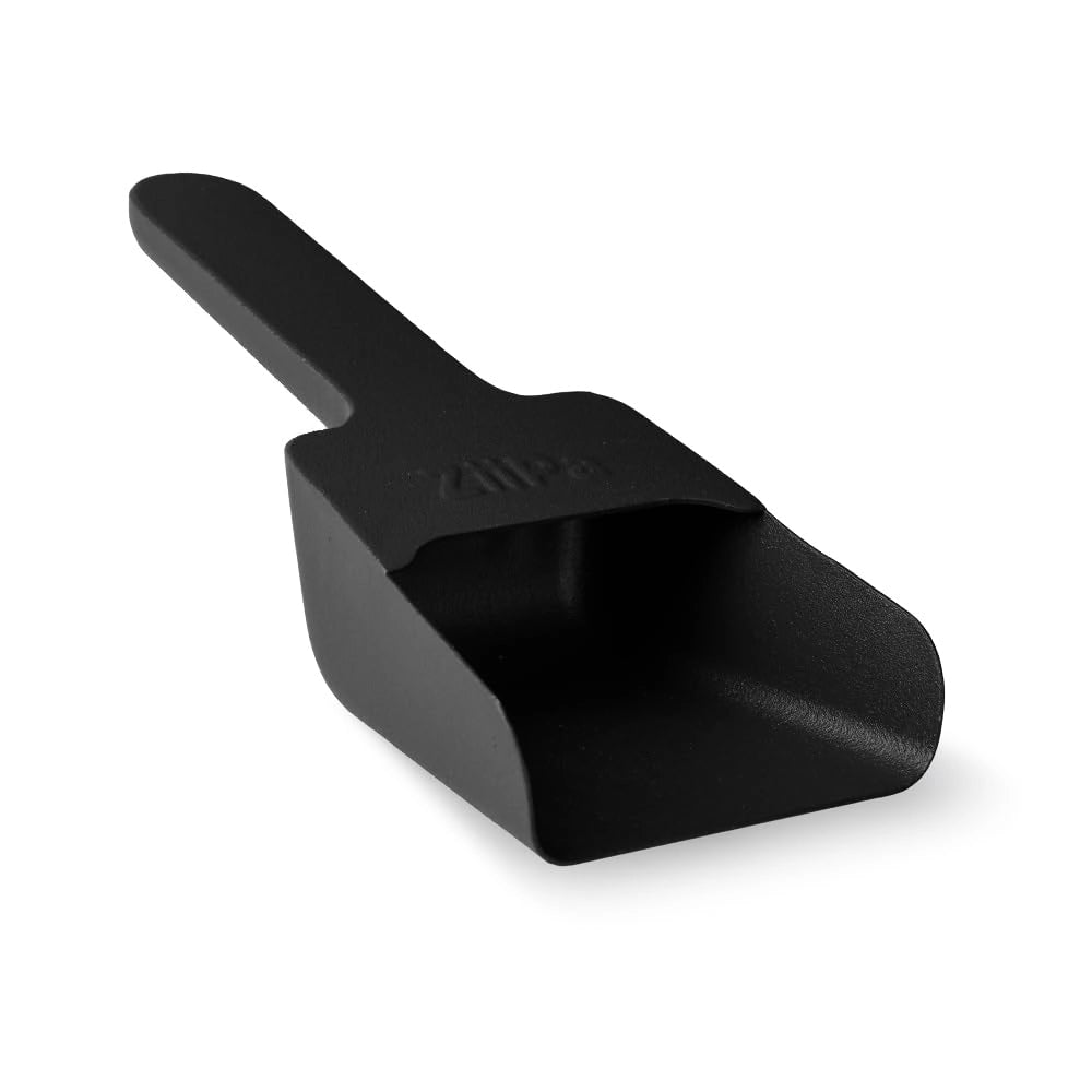 Pala per pellet, in acciaio, ergonomica, 21,5 cm, per carbone