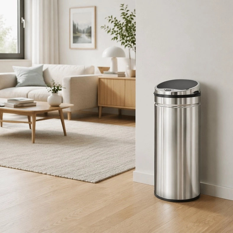 Pattumiera automatica da 42 L con sensore a infrarossi e secchio estraibile