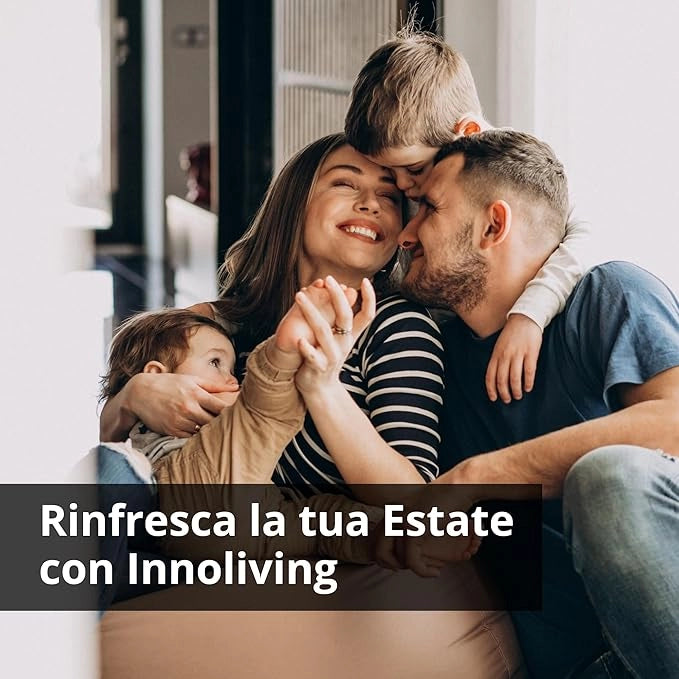 Innoliving Ventilatore a Piantana INN-534 con Oscillazione 3D