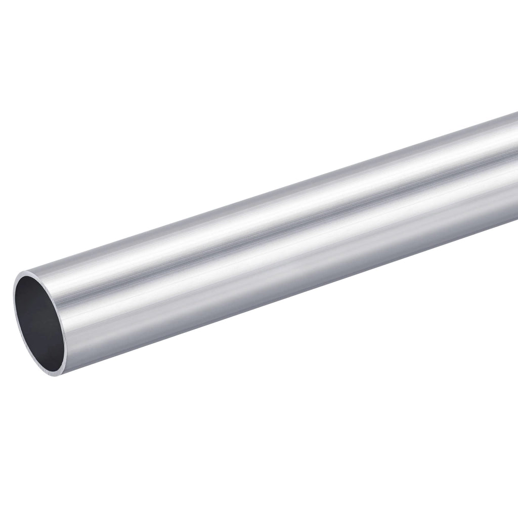 Tubo di alluminio rotondo, diametro 30x27 mm, lunghezza 200 mm, lega 6063