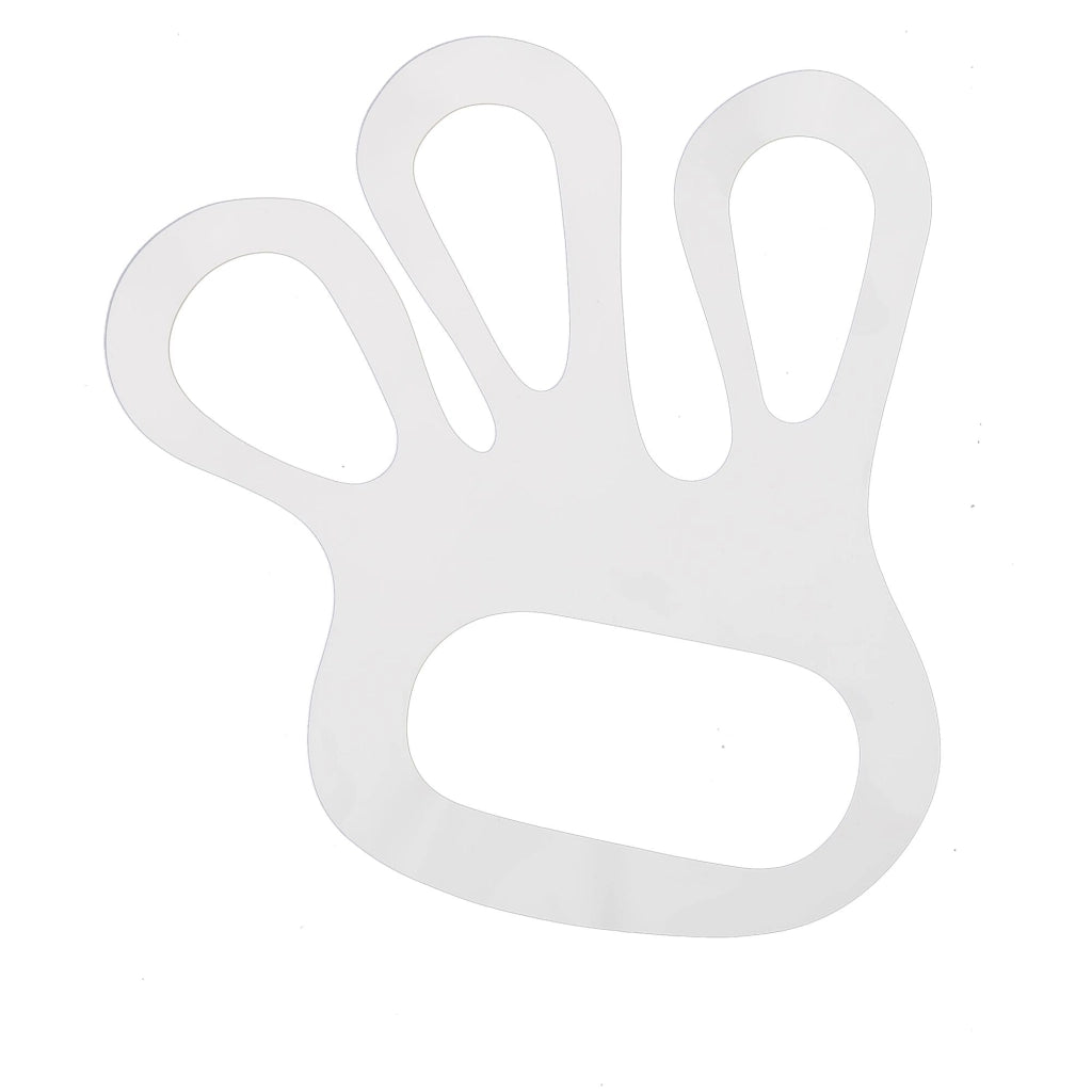 Tendiguanti, taglia unica, bianco, PVC, flessibile, riutilizzabile