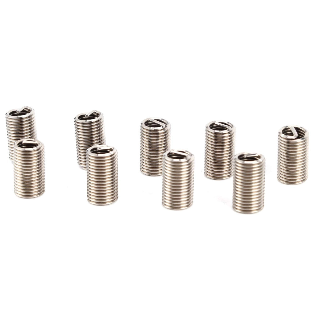 Inserti filettati M8 x 1,25, adatti per stampa 3D, confezione da 50 pezzi, acciaio inossidabile SUS304