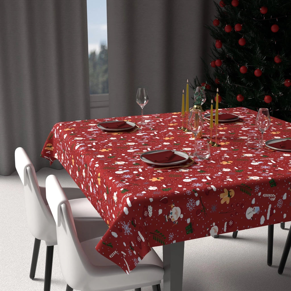 Tovaglia festiva, quadrata, 180 x 180 cm, marca Candy