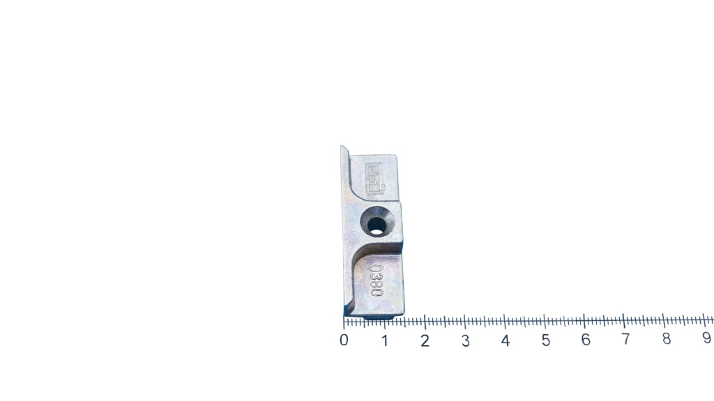 Rostro tipo A0380 per Favorit/Titan, 10 pezzi, titanio-argento, incl. materiale di fissaggio