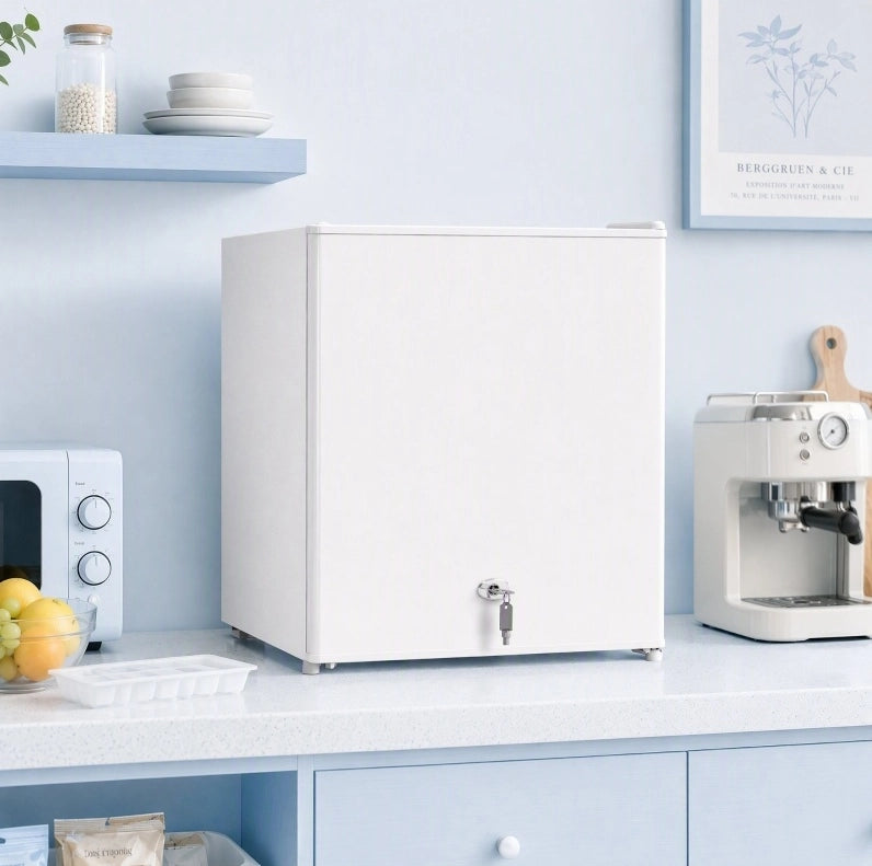 Congelatore compatto da 35 L bianco con temperatura regolabile