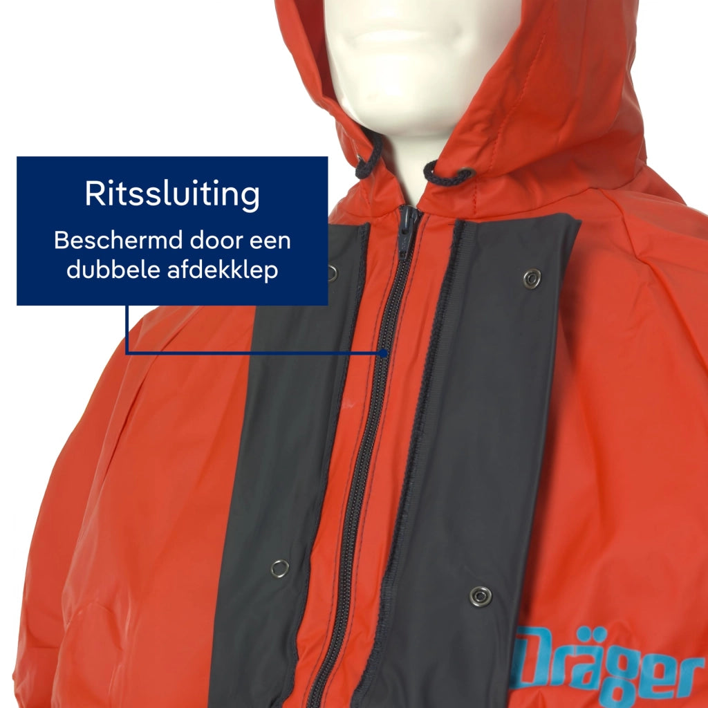 Tuta protettiva SPC 2400 Flexothane XXL, rosso/blu, traspirante