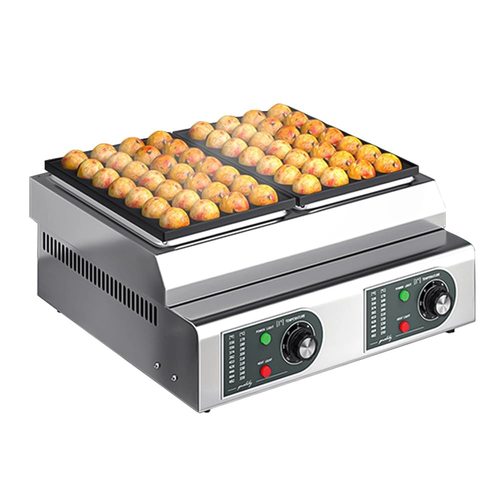 Macchina per preparare takoyaki, set da 56 pezzi, 2100 W, controllo della temperatura indipendente