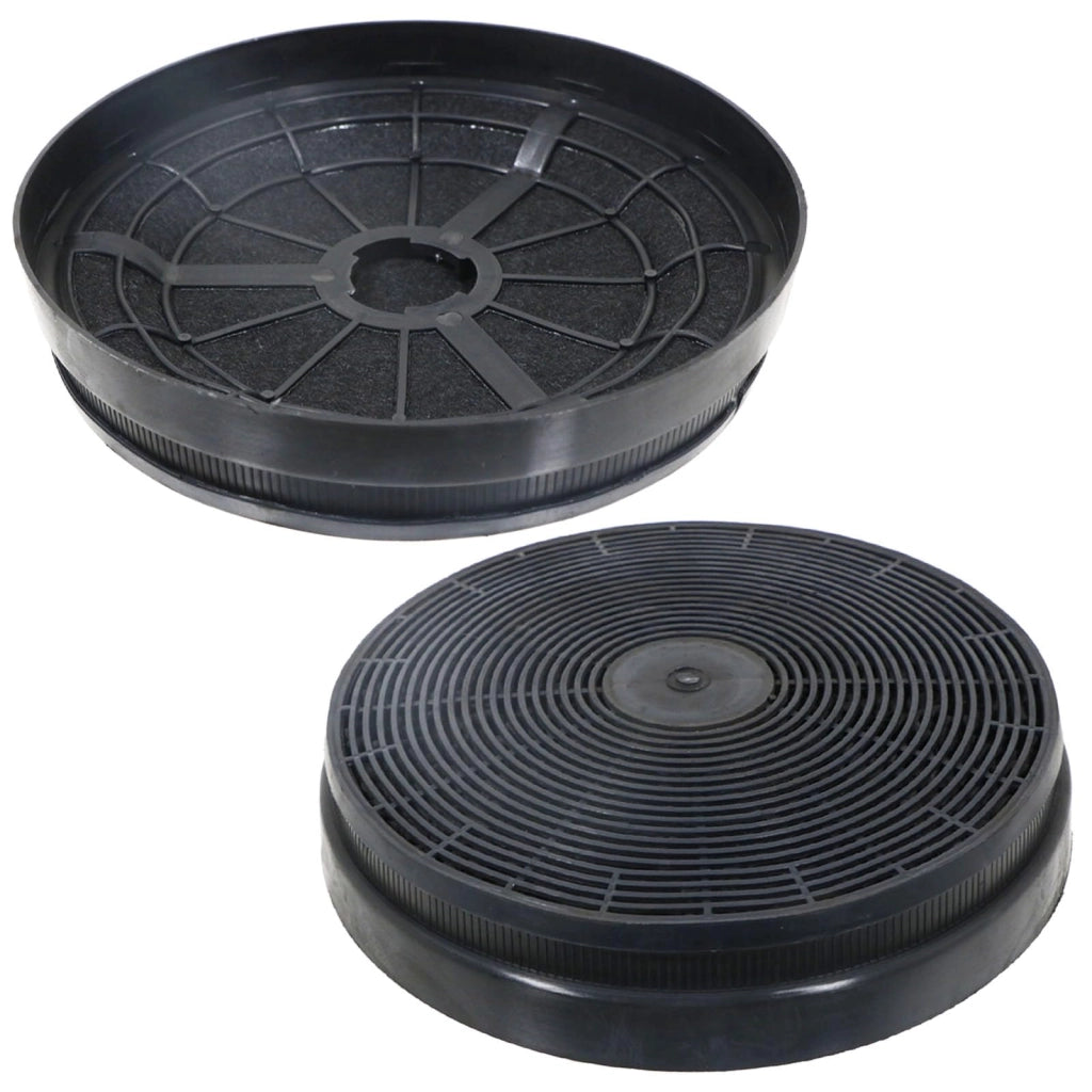 Filtri a carbone attivo, confezione da 2, dimensioni 175 mm x 33 mm, per cappe aspiranti