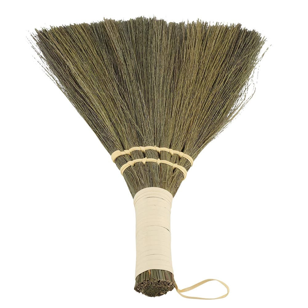 Spolverino artigianale in bambù e paglia, 26 cm