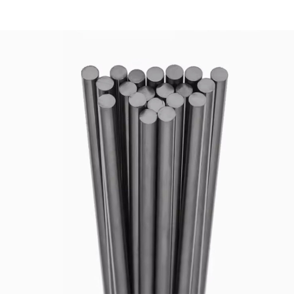 Elettrodi in tungsteno WT20, confezione da 10 pezzi, diametro 2,4 mm, lunghezza 450 mm