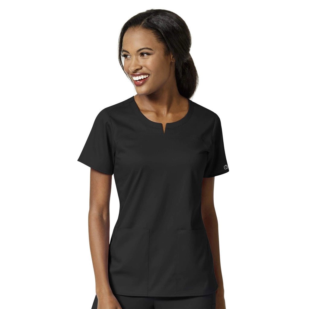 Top a spalle scoperte Damen, nero, taglia XS, maniche corte