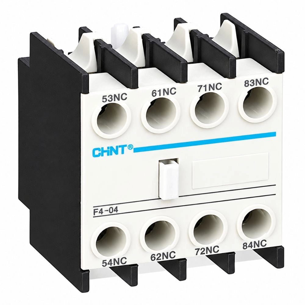Chint 439521 nc1-f4 31 contatto ausiliare superiore per contattore serie nc1/nc1d/nc1n/nc2 3na+1nc