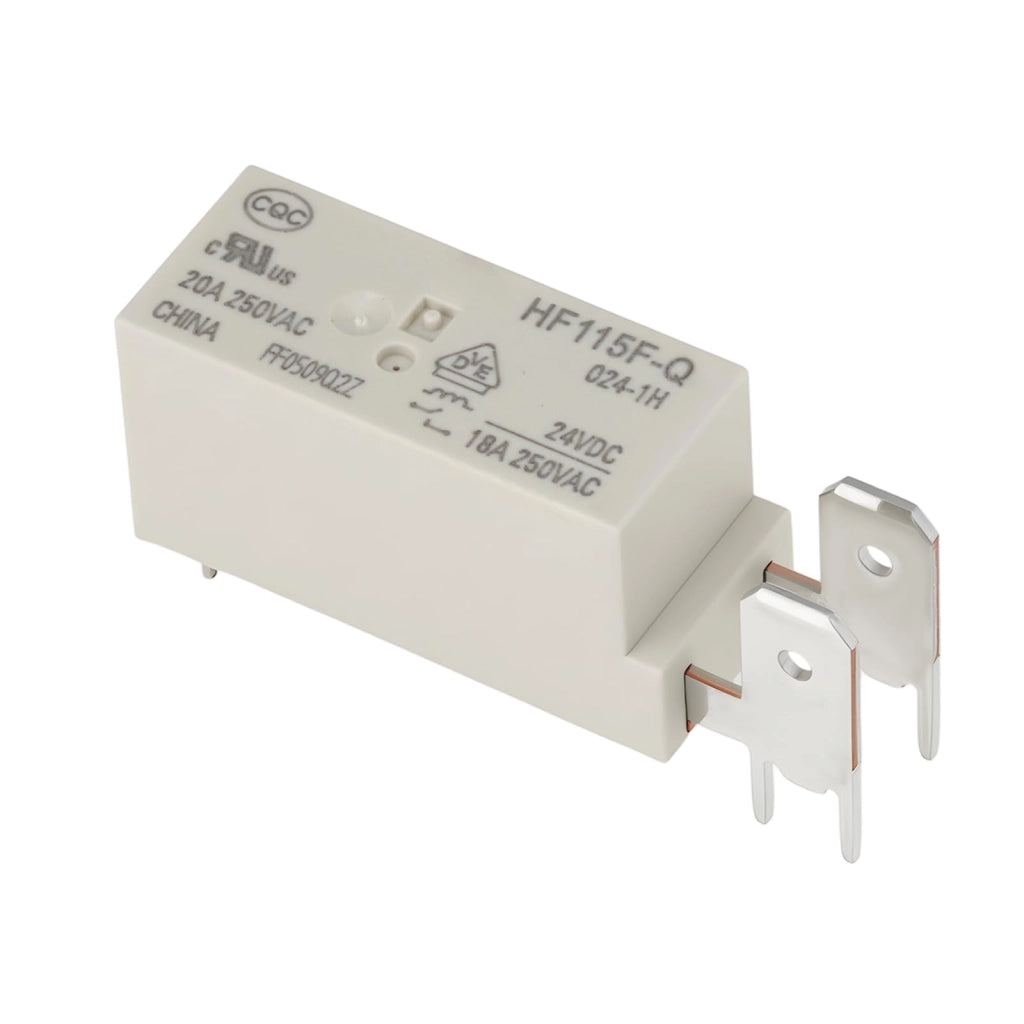 Relè a 6 poli, 24V, 20A, modello HF115F-Q-024-1H, per uso industriale