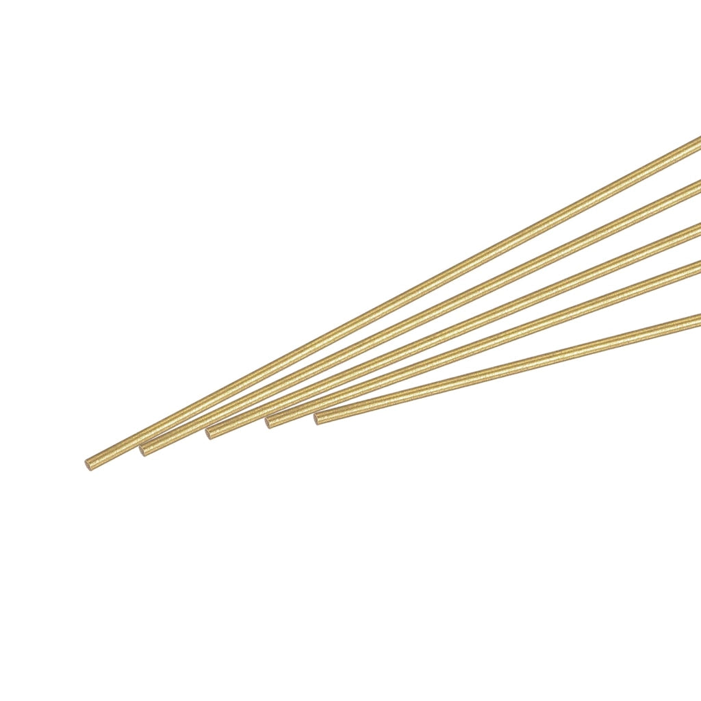10 barre di ottone, diametro 0,8 mm x 300 mm, per torni