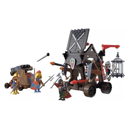 Set costruzioni playmobil 72210 knights torre di assalto dei cavalieri