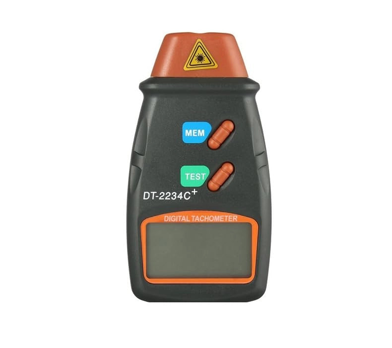 Misuratore di giri laser senza contatto, da 2,5 a 99.999 giri/min, portatile
