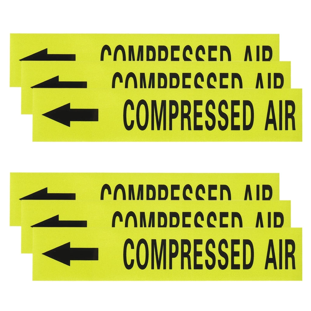 Fasce elastiche "COMPRESSED AIR", confezione da 30 pezzi, dimensioni 4x20 cm, colore giallo/nero