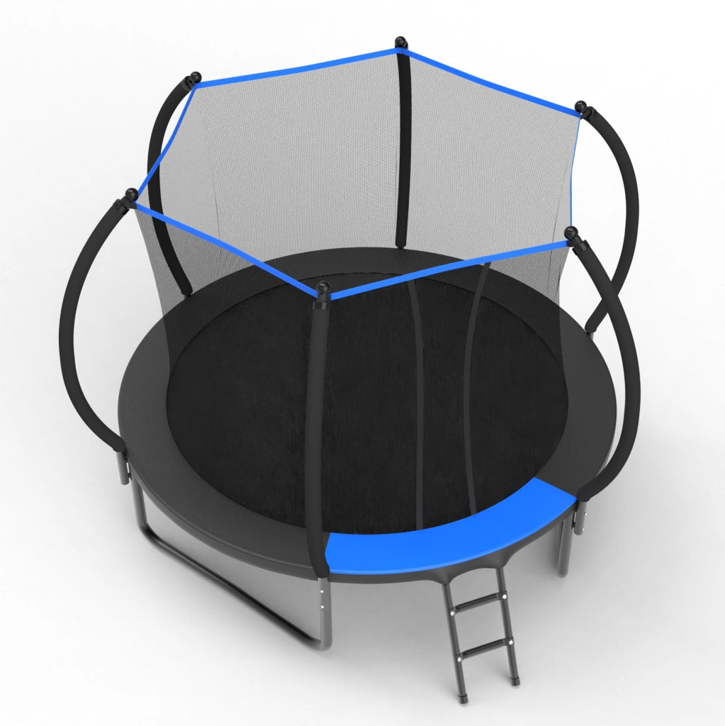 Tappeto elastico da esterno da 10 piedi con rete di sicurezza